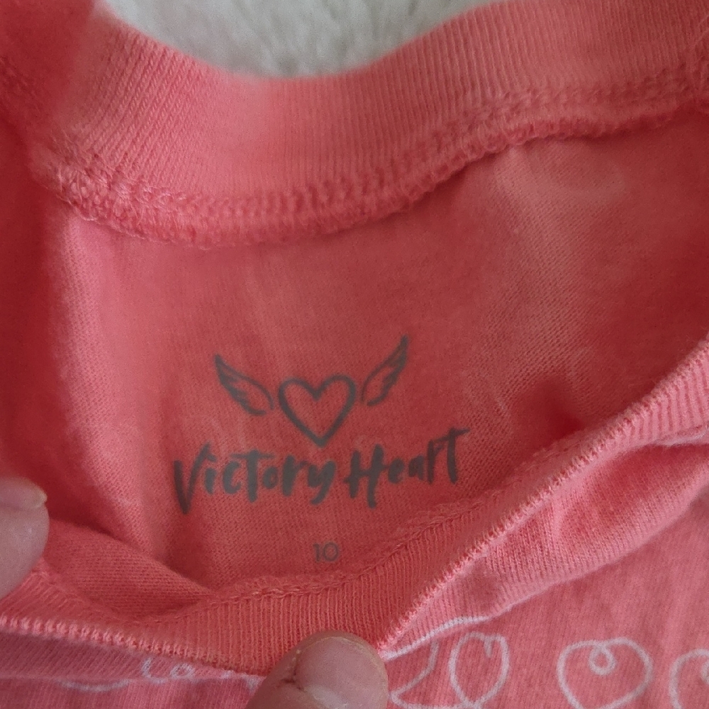 Love Heart Girls T-Shirts - Brown, Pink, & Gray Bundle ❤️ - Picture 7 of 7